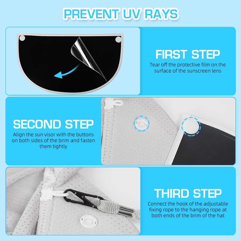 PATPAT Girls Sun Protection Hoodie with Removable Visor and UPF50+ Fabric for Outdoor Play