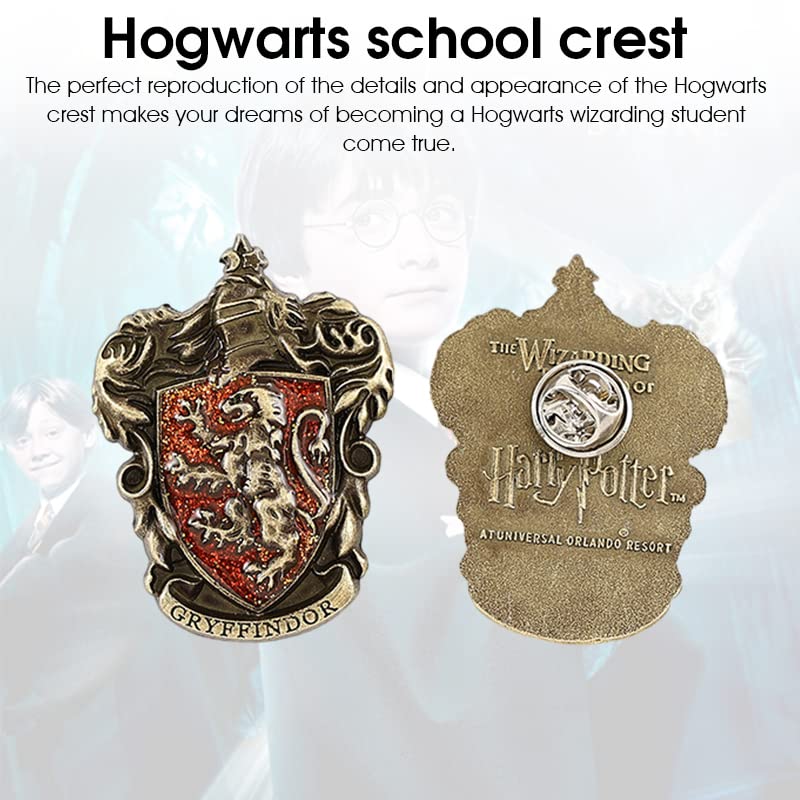 MAYCREATE® Cosplay Gryffindor Badge Made with Zinc Alloy Brooch for Halloween Costume Accessory,Boy & Girl,Kids Gift Toy