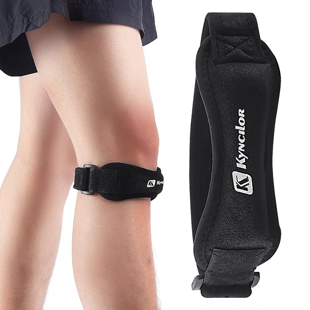 Proberos® Patella Brace Adjustable Knee Brace for Men Women Patella Brace for Weightlifting Running Squatting Basketball Working Out, 1 Pcs Knee Brace