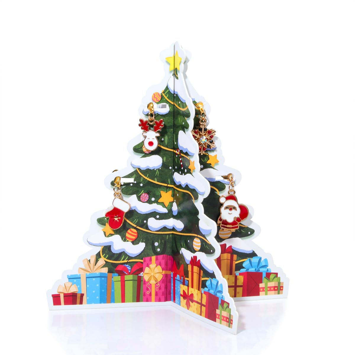 SANNIDHI Christmas Advent Calendar 2025 with 24 Grids and 22 Charms for Girls Jewelry Making | Fun Xmas Countdown Gift