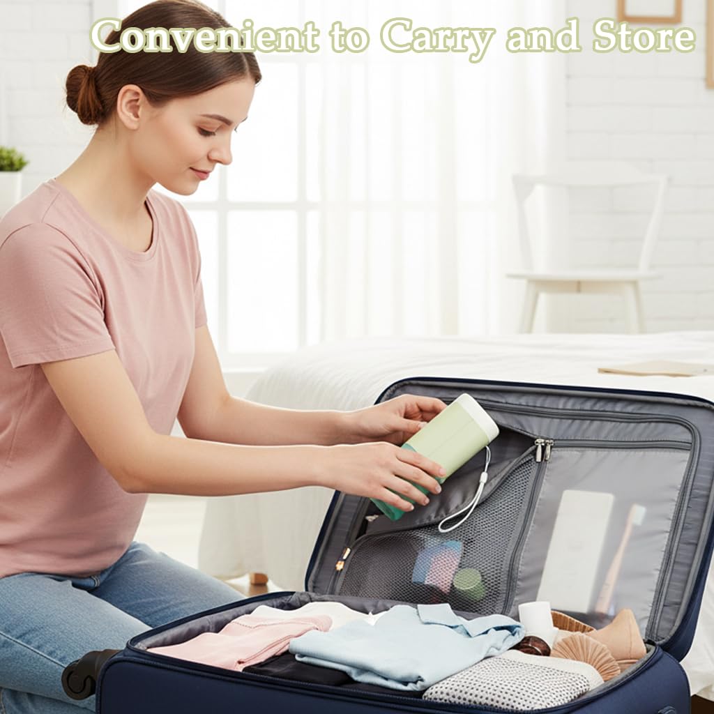 ZIBUYU Travel Wash Cup with Leak-Proof Snap-Lock Design and PP Material | Compact Toiletry Organizer