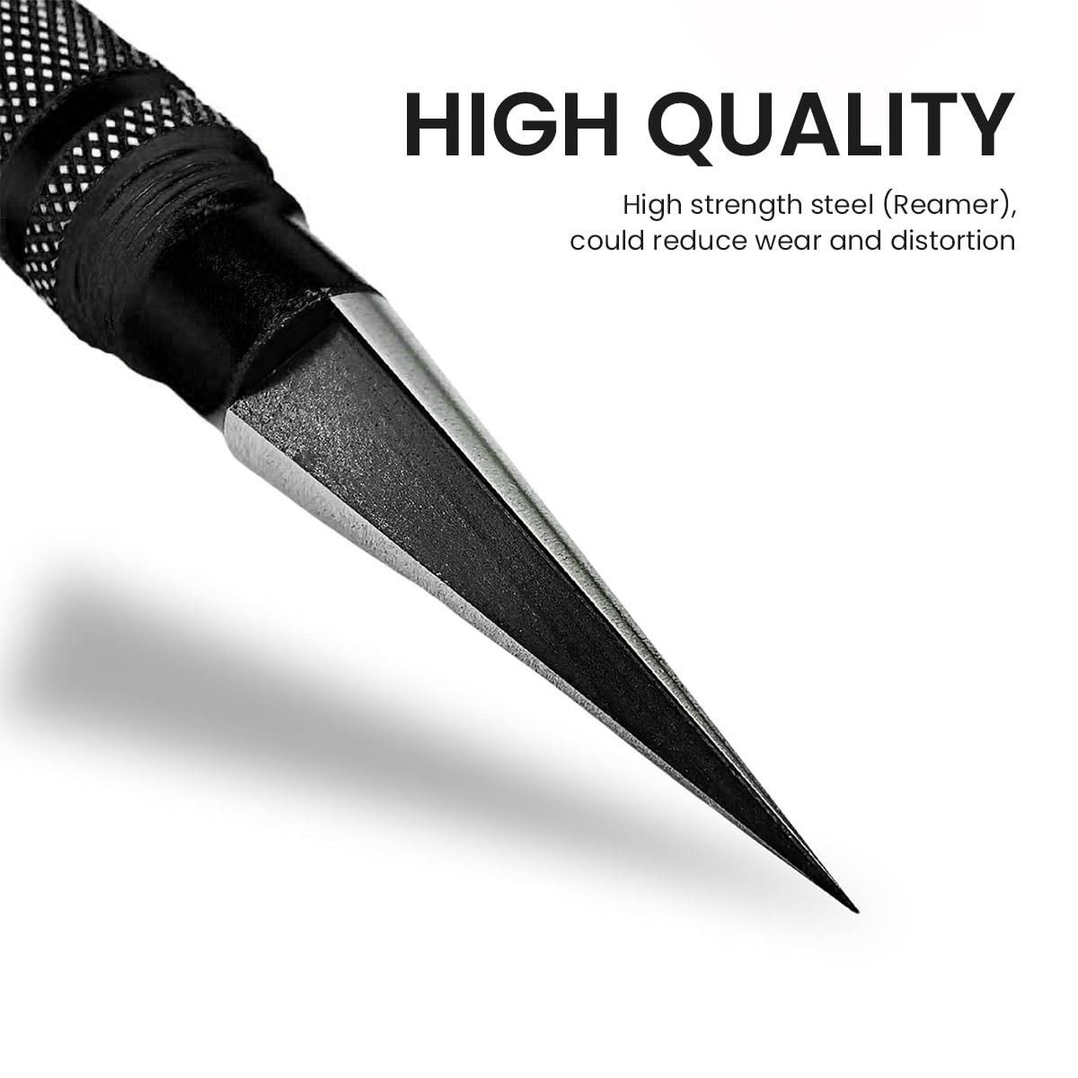 HASTHIP Stainless Steel Hole Puncher Reamer for RC Models with Anti Slip Handle and 0 14 mm Range