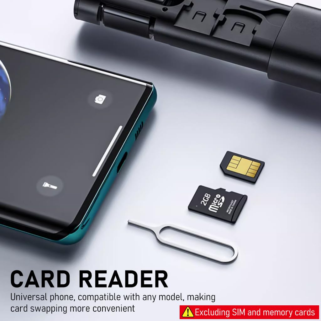 ZORBES Adapter Cable Kit for Travel with 60W Fast Charging featuring USB C Case | Universal Compatibility