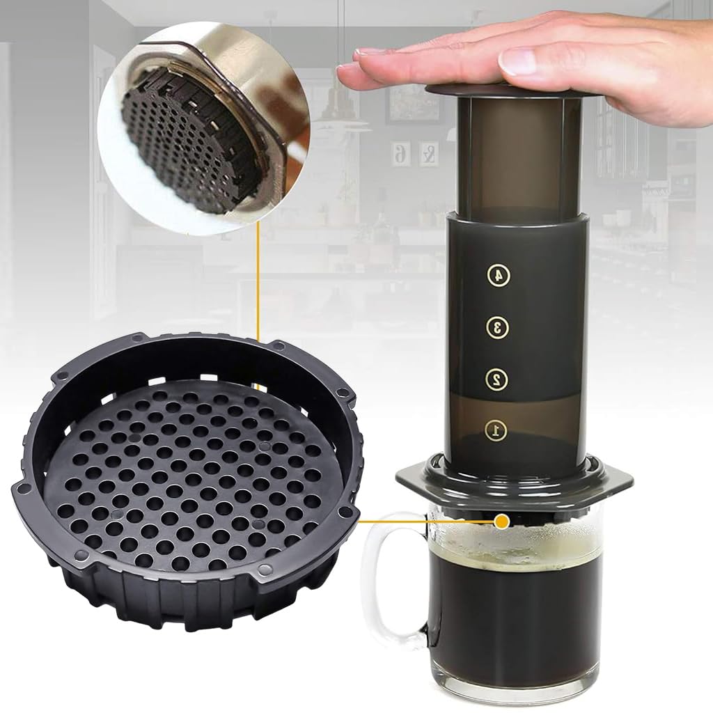 Supvox Coffee Filter Cap Replacement for Aero-Press Coffee Maker Universal Coffee Filter Cap Replacement for Aero-Press, 1Pcs