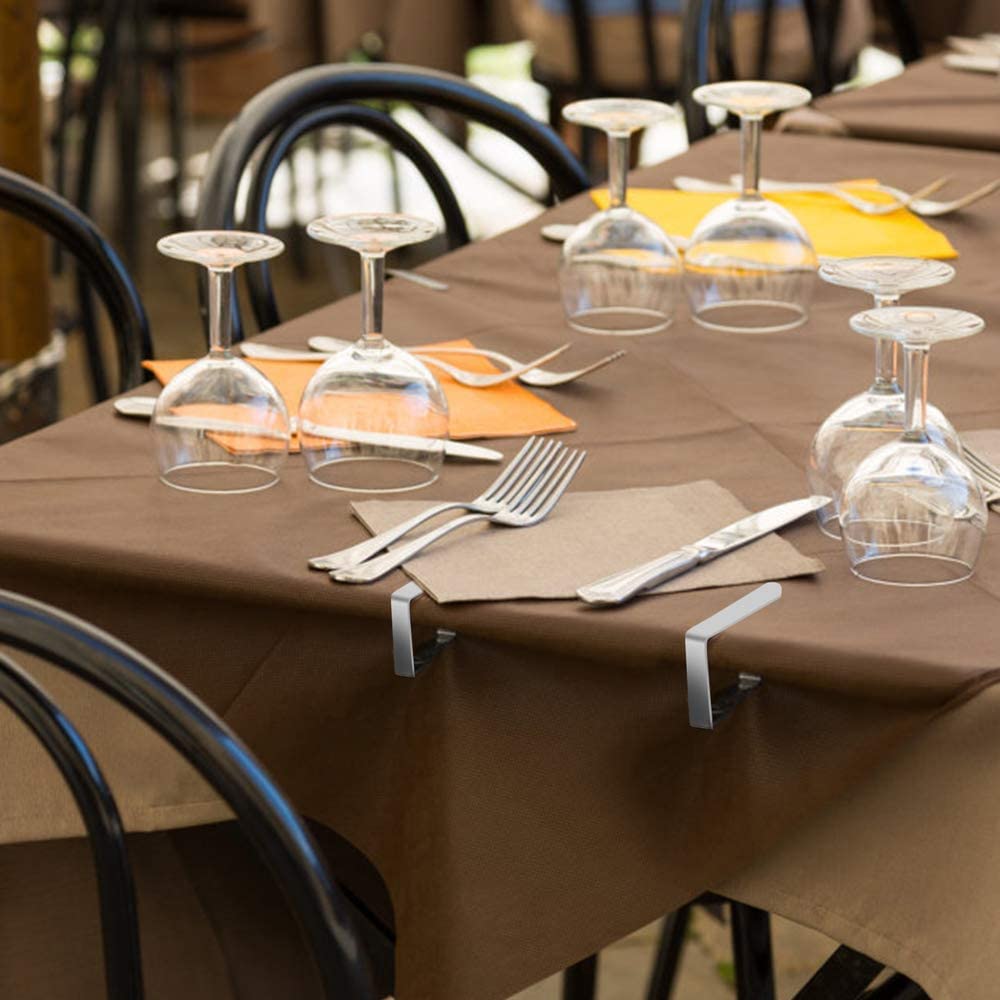 Supvox Table Cloth Clips for Home and Party Use with Non Slip Holders 16PCS 7.5cm Stainless Steel