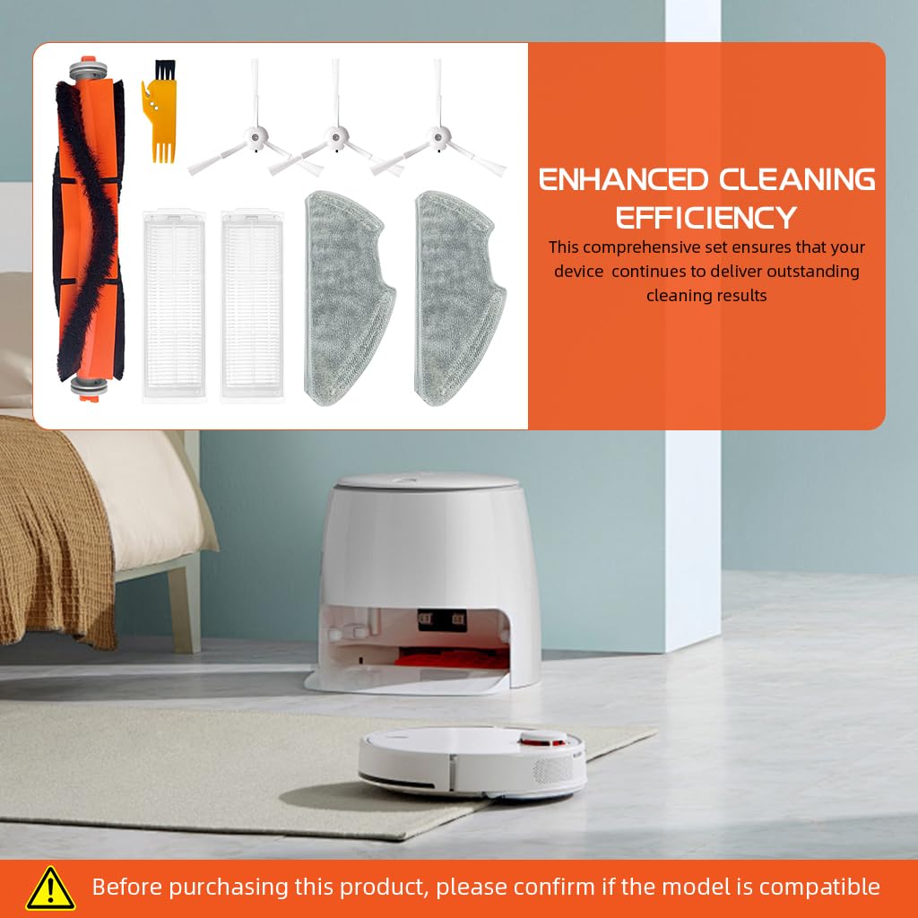 HASTHIP Replacement Parts for Mi Robot Vacuum Mop 2i & 2 Pro with 9pcs Kit | Easy Install