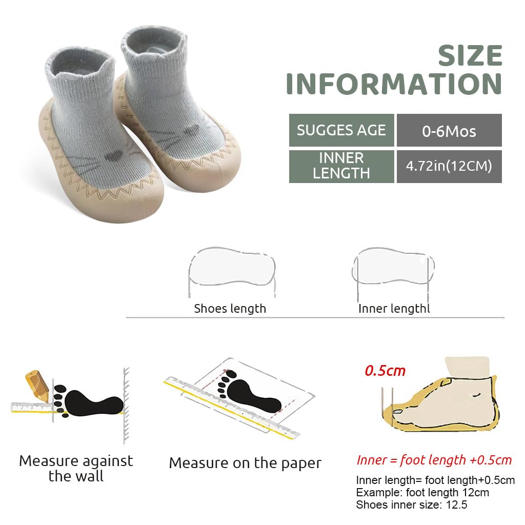 SNOWIE SOFT Winter Baby Shoes for 6–12 Months with Anti-Skid Rubber Sole and Plush Liner Blue