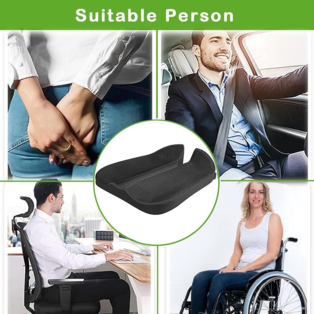 STHIRA® Chair Cushions for Sitting, Car Seat Cushions, Lower Back Pain Relief Memory Foam Car Seat Cushion for Chair Pad, Breathable Chair Cushion Car Seat Driver Seat Pad for Car Seat Office Chair Wheelchair