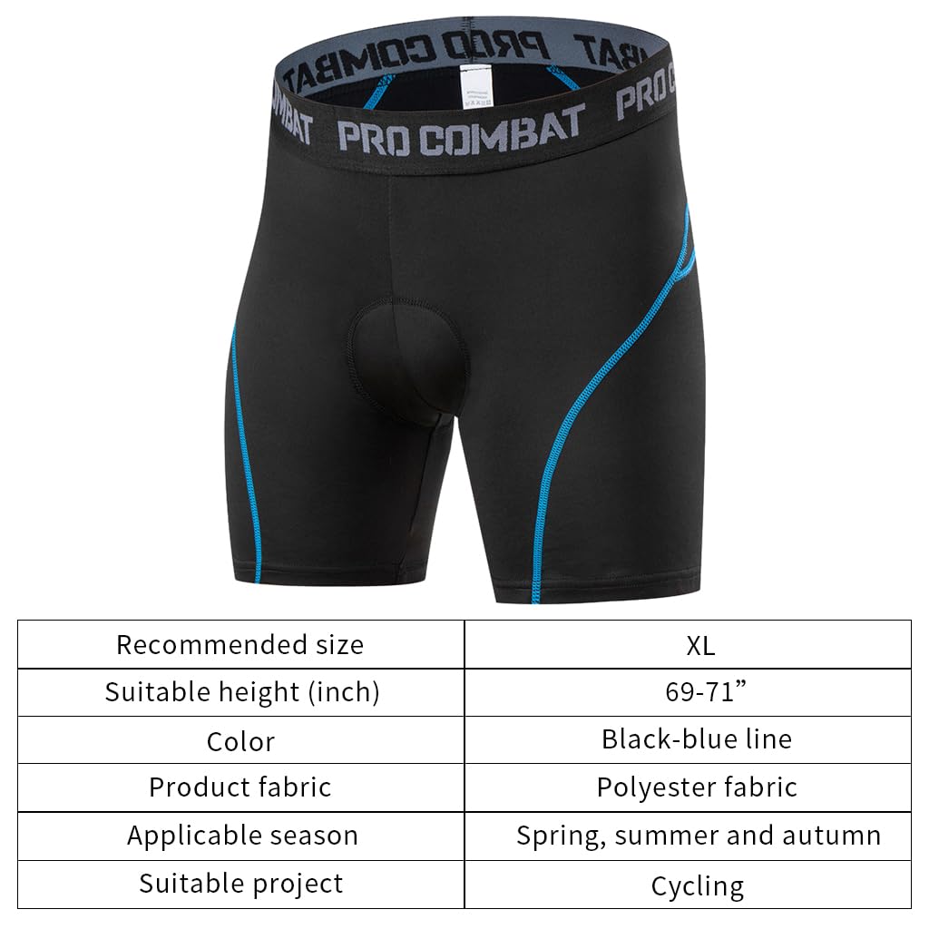 Gustave Unisex Cycling Shorts for Outdoor Rides with 3D Padded Cushion | Quick Dry Breathable Fabric