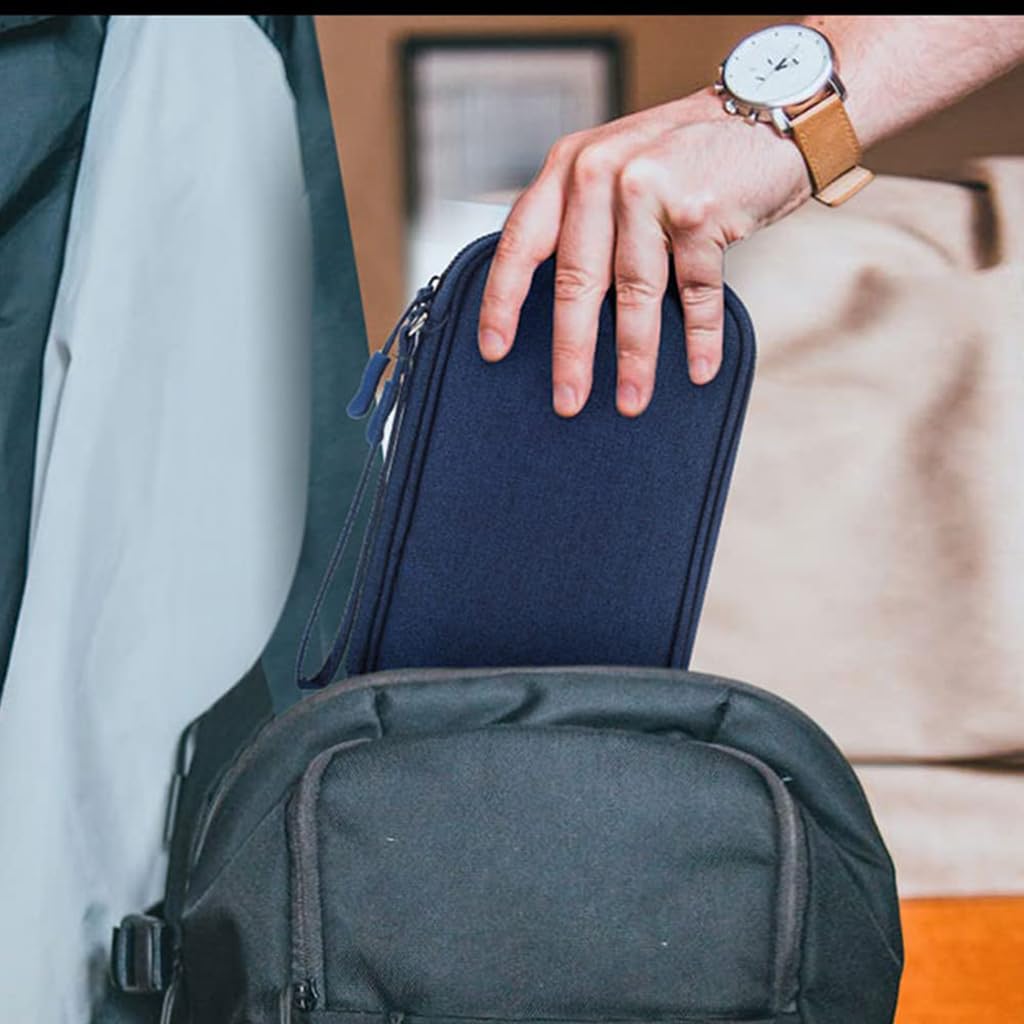 Zibuyu Electronics Organizer Bag for Travel with Dual Layer 8.3x5x2.6 in Design | Waterproof 600D Oxford Case