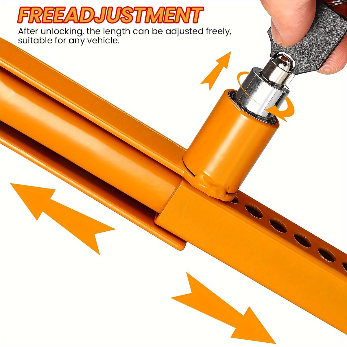 STHIRA Car Gear Shift and Handbrake Lock for Vehicle Security with Dual Locking Mechanism and Heavy Duty Steel | Universal Fit