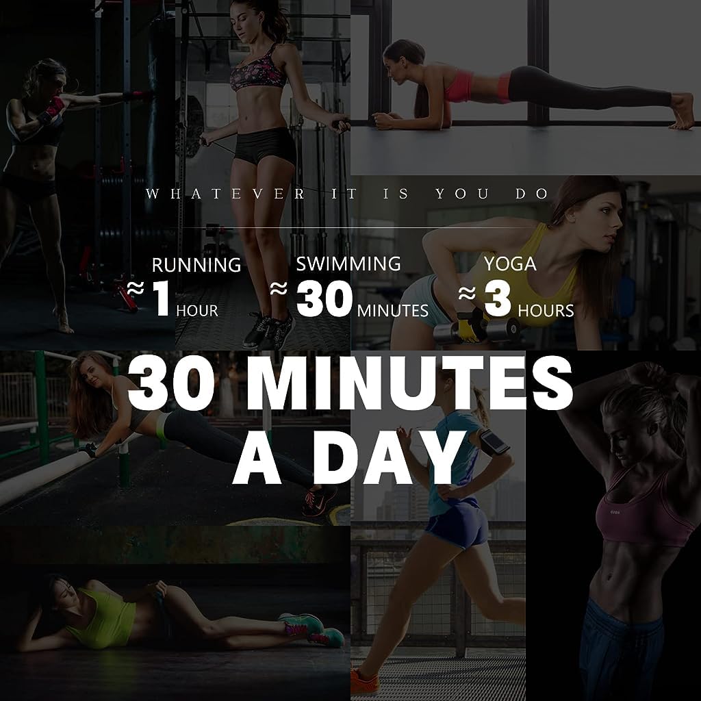 Proberos Smart Weighted Hula Hoop for Core Training with 30 Detachable Knots ABS Ring | Fitness Workout for Adults