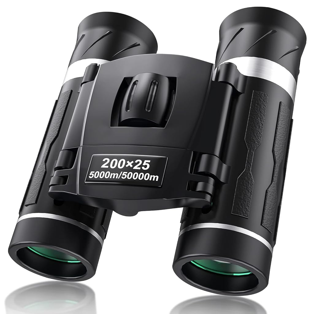 ZORBES® Pocket Binoculars for Adult & Kids 200x25 Mini Compact Binoculars High-Powered, Portable Binoculars for Bird Watching, Travel, Stargazing  & Outdoor Activities