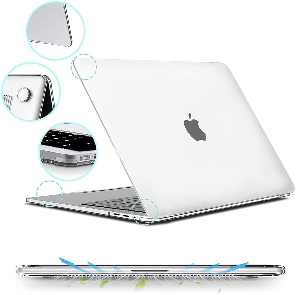 ZORBES Laptop Cover 13.3 inch for MacBook Air M1 Case Cover Laptop Case Compatible with 2020/2019/2018 MacBook Air M1 A2337 A2179 A1932 MacBook Air Case Waterproof Laptop Protector Hard Case