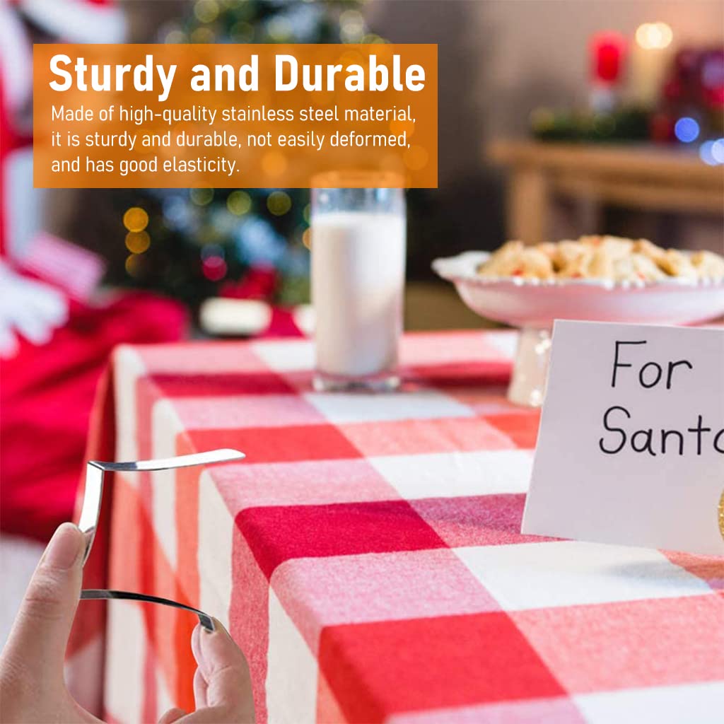 Supvox Table Cloth Clips for Home and Party Use with Non Slip Holders 16PCS 7.5cm Stainless Steel