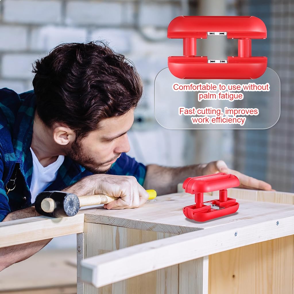 Serplex Edge Banding Trimmer with Dual Tungsten Carbide Blades and Ergonomic Grip | PVC Woodworking Tool