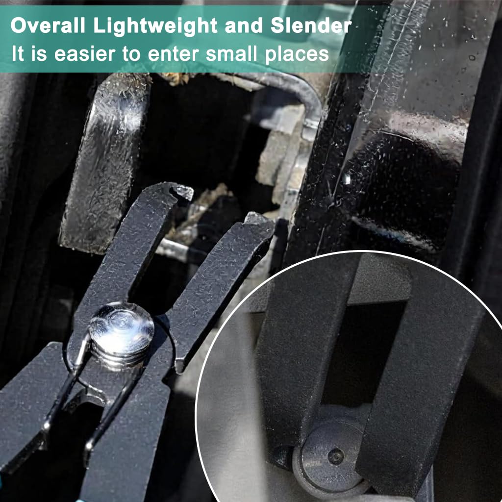 STHIRA Car Trim Removal Tool for Automotive Fasteners with 30° Offset Jaws and Steel Pliers