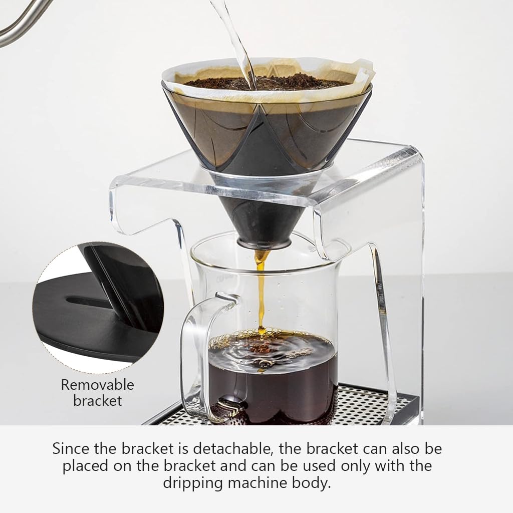 Supvox Pour Over Coffee Dripper with Ergonomic Grip and Heat Resistant Plastic | Universal Fit