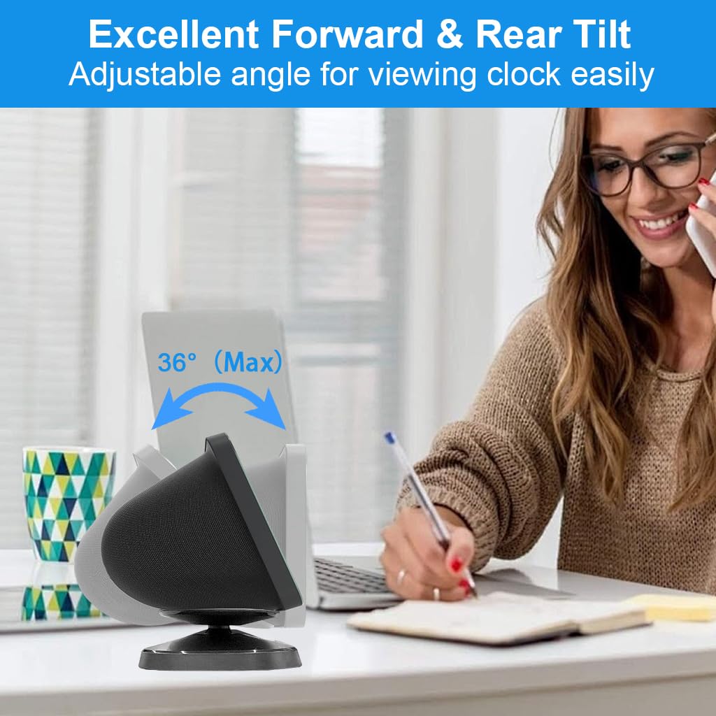ZORBES Stand for Echo Show 8 with 360° Swivel and Adjustable Tilt | Stable Non Slip Base