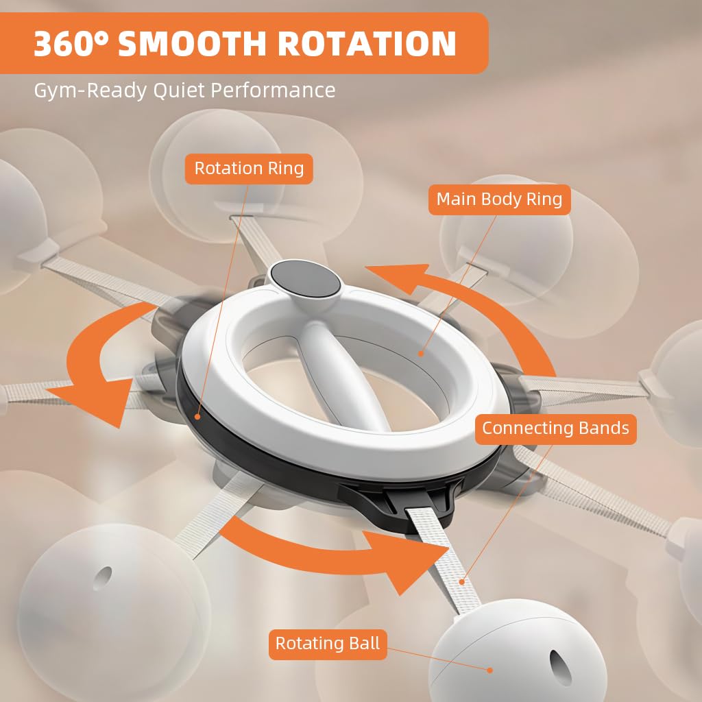 Proberos Arm Trainer for Home and Gym Workouts with 360° Rotating Ball Resistance | Portable Upper Body Strength Equipment