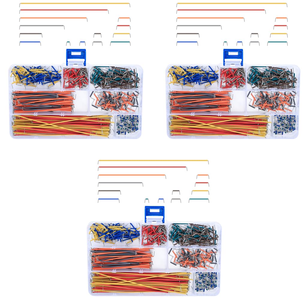 Serplex Jumper Wires Kit with 560 pcs and 14 sizes for Breadboard Connections | Electronics Prototyping