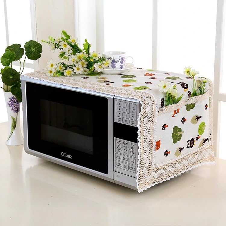 HASTHIP® Microwave Oven Dust Cover,Microwave Oven Protective Cover