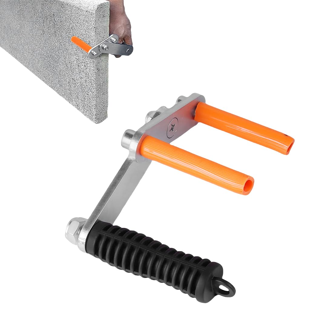 Serplex Hand Operated Lifting Plate Clamp for Marble and Stone featuring Non Slip Grip | Ergonomic Handle for Easy Slab Transport