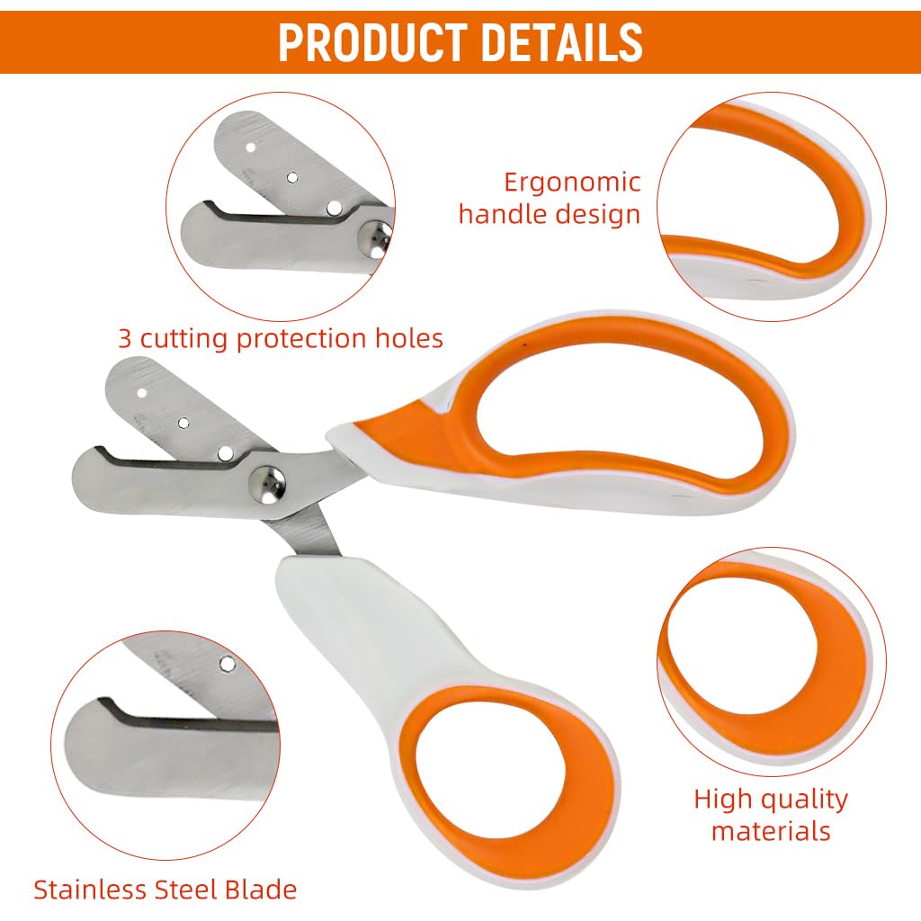 Qpets Cat Nail Clipper for Safe Grooming with 1.5mm 2mm 3mm Guard Holes | Stainless Steel