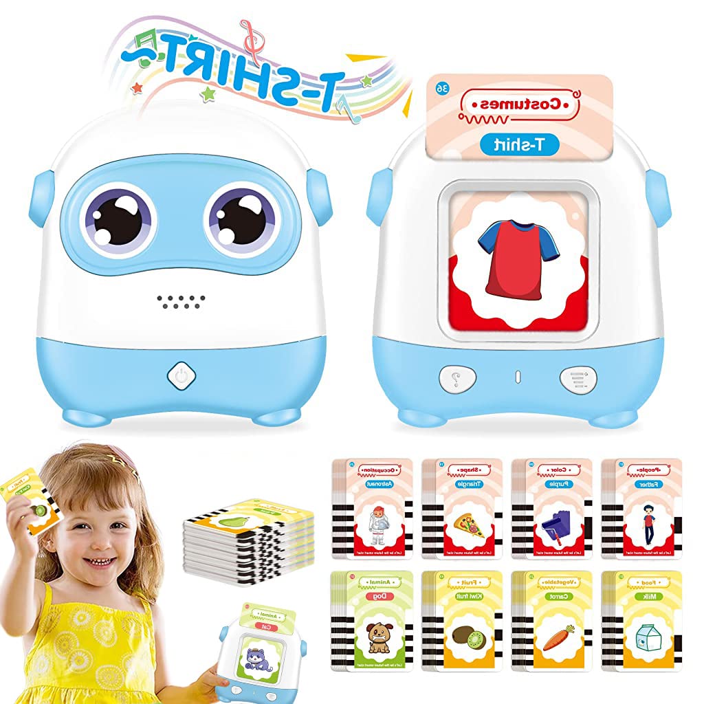 SNOWIE SOFT Talking Flash Cards Learning Toys for Kids with 120 Cards and Quiz Mode | Rechargeable Reading Machine
