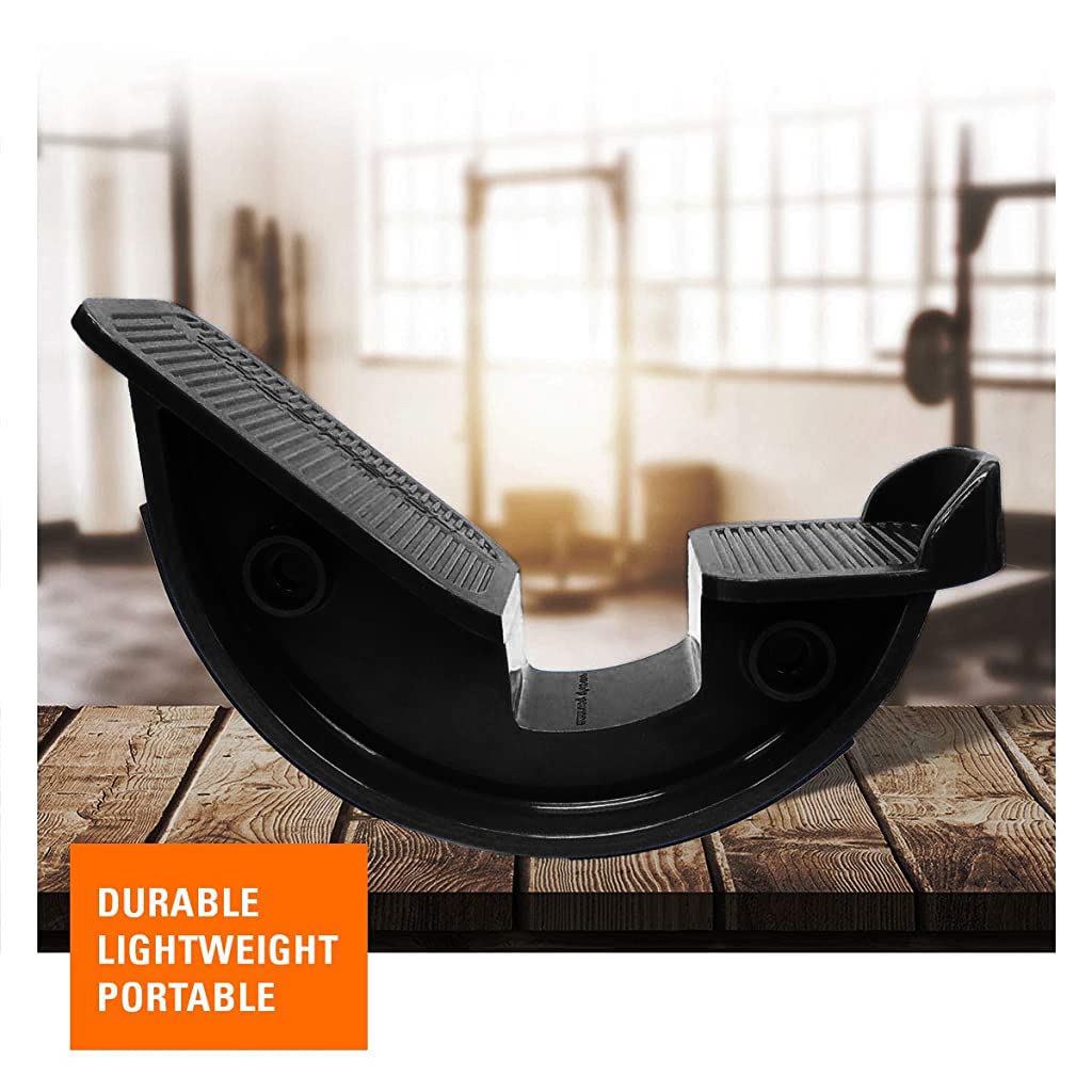 Optifit Calf Stretcher for Ankle Flexibility & Balance Training with Quiet Roller | 26 cm Plastic Device