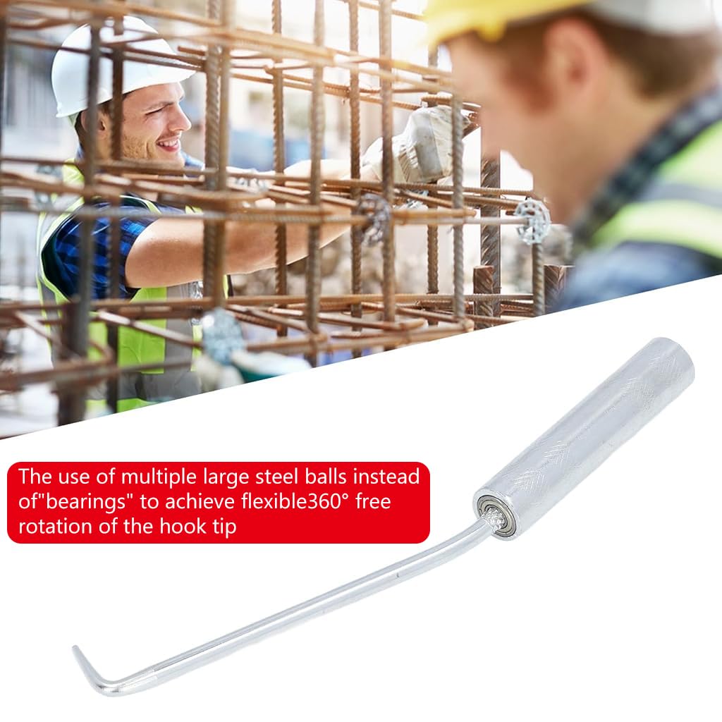 Serplex Rebar Twister Tool for Construction Work featuring 9.25 in Size and Steel Build | Manual Tying Mechanism