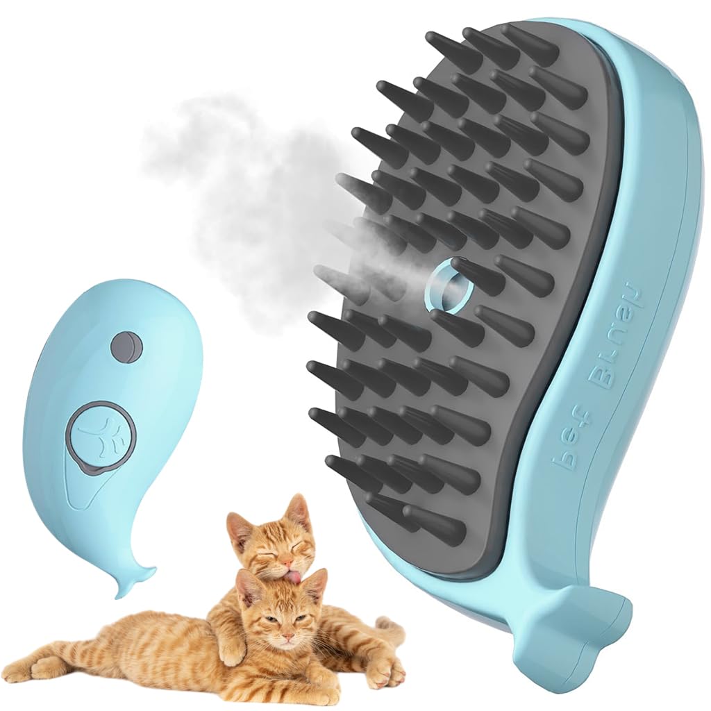 Qpets® Cat Steam Brush Dog Steam Hair Brush