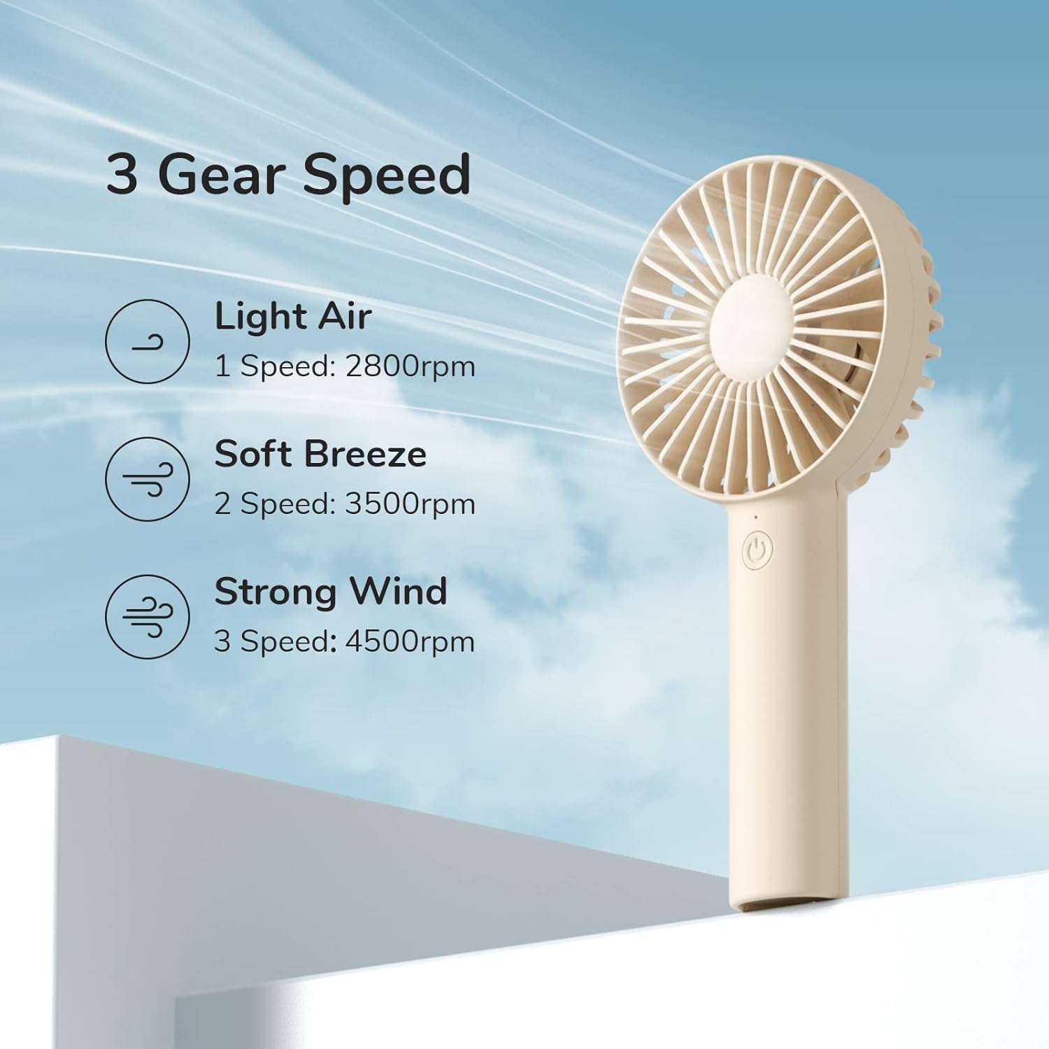 HANNEA Electric Fan for Home and Office featuring 70 ft Airflow & Quiet 28dB Cooling | Remote Control