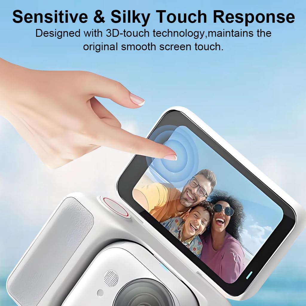 ZORBES Screen Protectors for Insta360 GO Ultra with 4PCS Tempered Glass & Oleophobic Coating