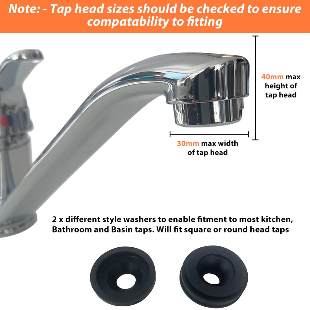 Supvox Hose Pipe Connector for Gardening and Irrigation featuring Quick Release Leak Proof 1/2 in ABS Adapter | Universal Outdoor Faucet Fit