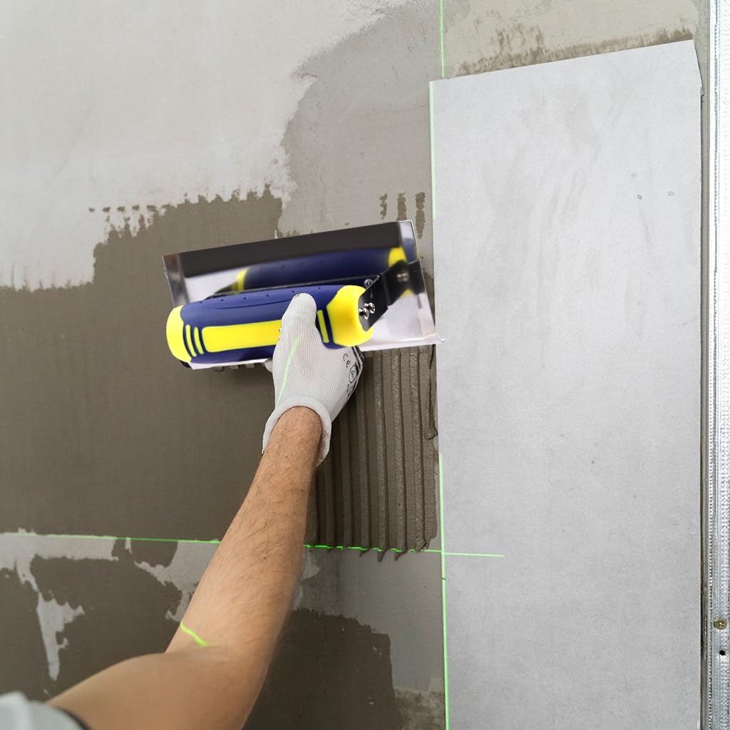 Serplex Concrete Edger for Slabs and Driveways with Curved Edge and Anti-slip Handle