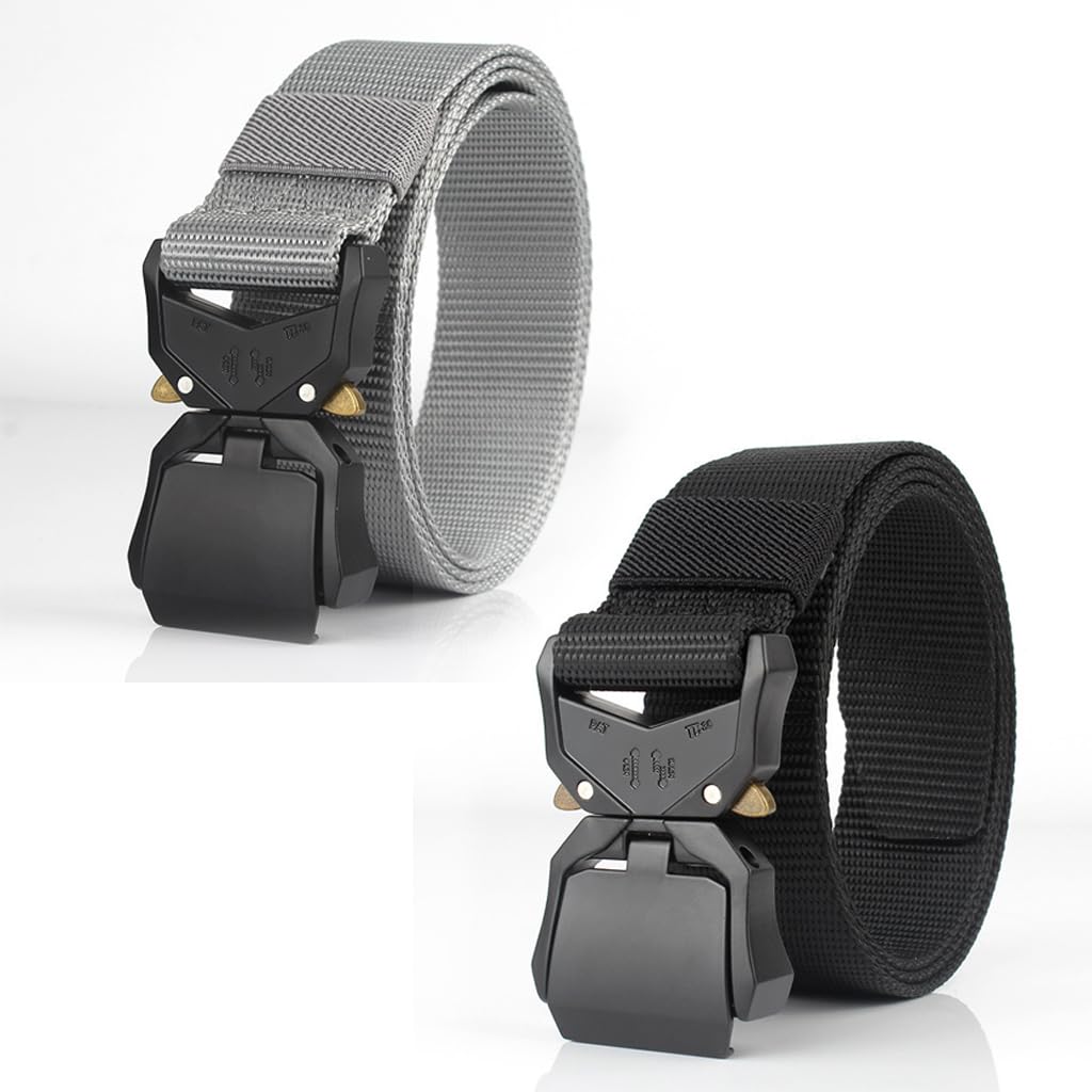 Proberos® Mens Tactical Belt, Quick Release Military Hiking Rigger 1.5