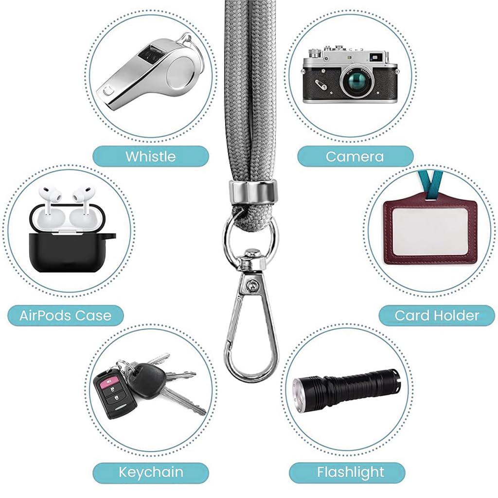ZORBES Phone Strap for Neck and Wrist with Quick Release Attachment Insert | Adjustable Nylon Sling Lanyard