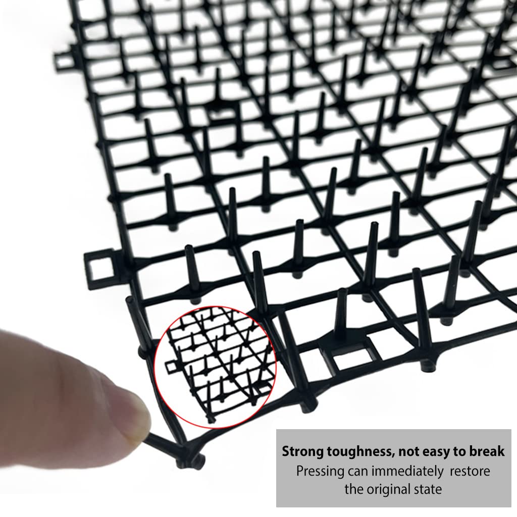 Qpets Cat Repellent Mat for Home and Garden featuring 78 in by 11 in PP spikes | Humane Pet Deterrent