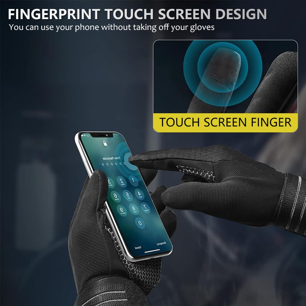 Proberos Workout Gloves for Weightlifting with Wrist Support and Anti Slip Grip | Full Finger Protection for Men and Women