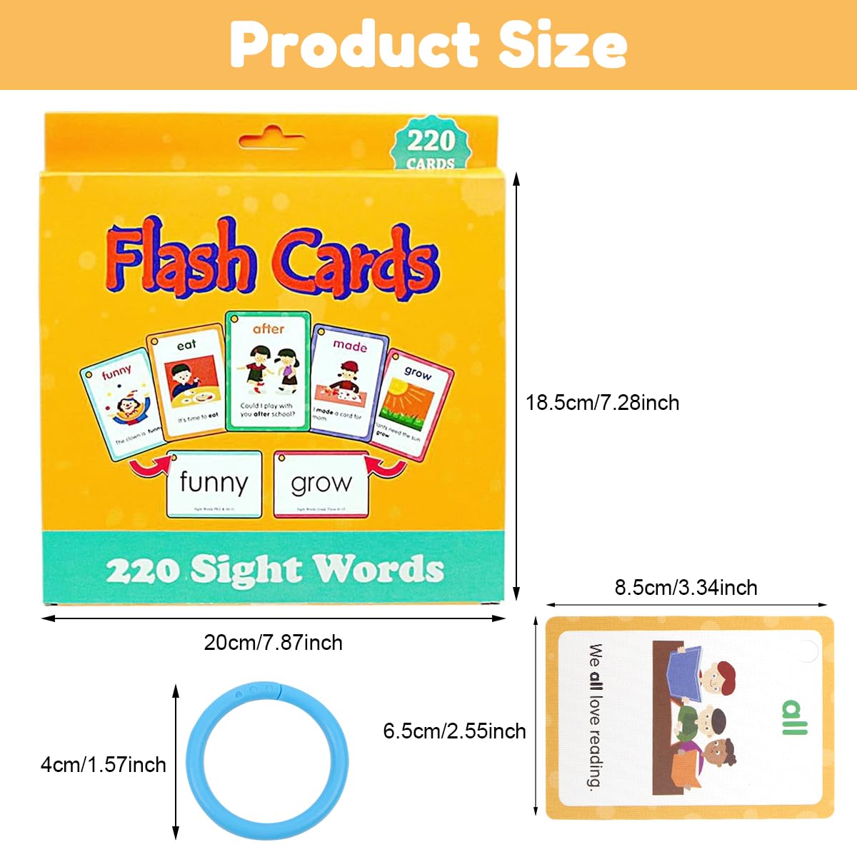 PATPAT Talking Flash Cards Learning Toys for Kids with 112 Cards & Voice Reader | Educational Gift