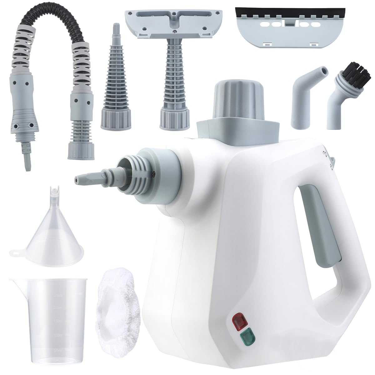 Supvox Handheld Steam Cleaner for Home Cleaning with 400ml Tank and 97.2in Cable | 230°F High Temperature Sterilization