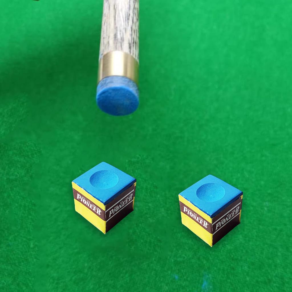 Proberos Snooker Pool Cue Chalk Set with 12pcs Square Blocks for Better Spin and Accuracy