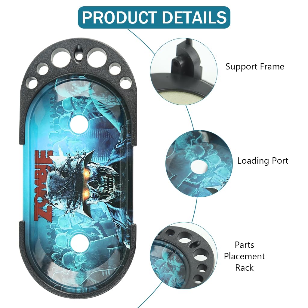 HASTHIP Foldable Metal Ashtray Tray for Hand Rolled Cigarettes with Work Table | Portable Maker for King Size and 1 1/4 Size