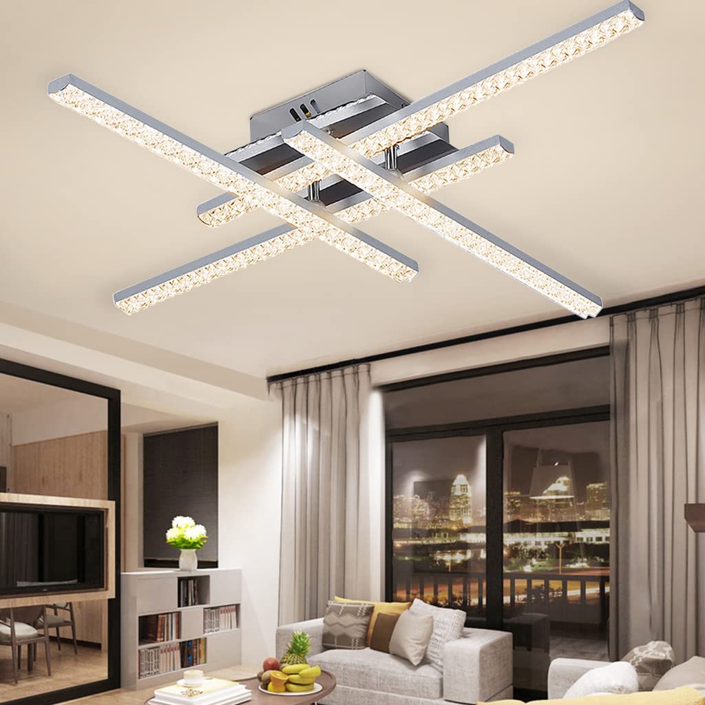 ELEPHANTBOAT LED Ceiling Light for Living Room and Bedroom featuring 22W Output | 3000K Warm Eye‑Friendly Illumination