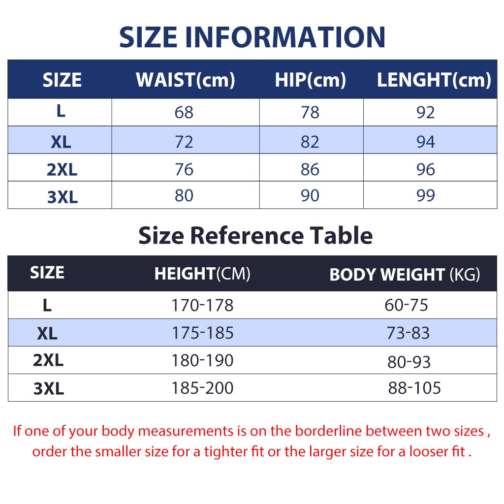 Optifit Men's Compression Tights for Training and Yoga featuring Elastic Waistband XL | Stretchy Quick Dry Polyester for Active Performance