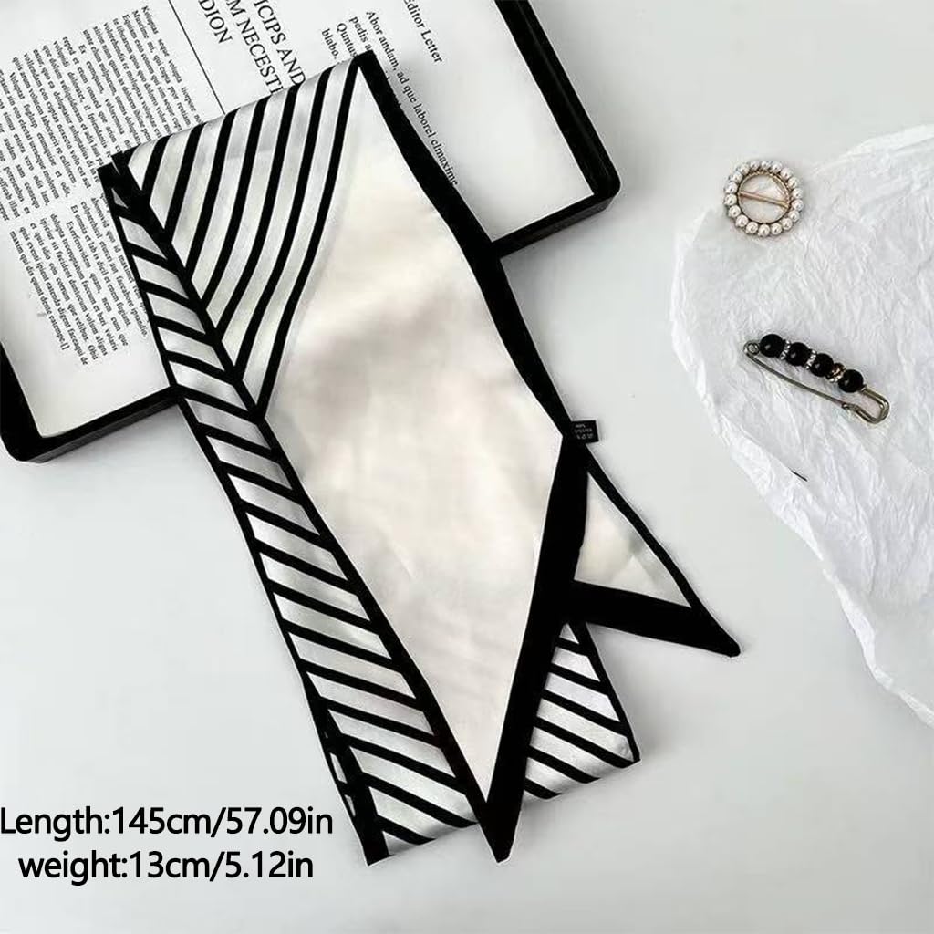 Zibuyu Vintage Square Scarf for Women with 90x90cm Silk Like Fabric | Elegant Head and Hair Accessory