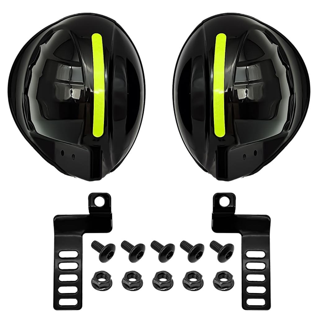 STHIRA Hand Guard Wind Cold Protector for Motorcycles with UV‑Resistant PC Visors | Pack of Two