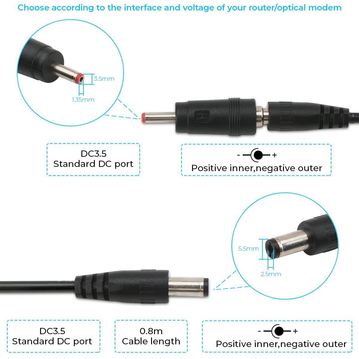 Verilux USB to DC Power Cable Boost Converter USB to 9V, 5V to 12V Step Up Converter, USB Cable DC 5V Boost to 9V 12V Voltage Converter 1A Step-up Volt Transform Power Regulator Line with LED Display