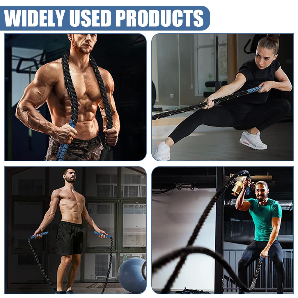 Optifit Weighted Jump Rope for Full Body Workouts with EVA Foam Handles and 2.8m Rope | Ideal for Strength and Cardio Training